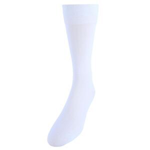 Vannucci Men's Mercerized Cotton Solid Color Dress Socks